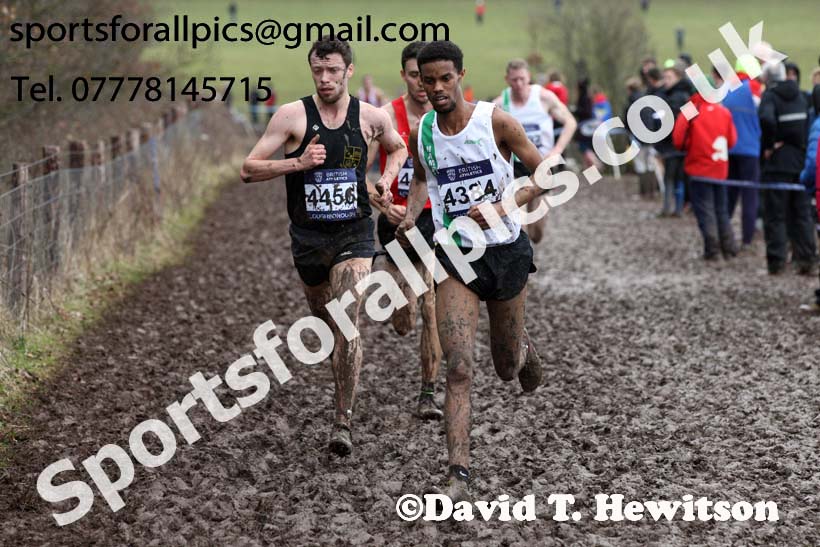 Senior mens 2018 British Inter Counties Cross Country Champs., Prestwold Hall, Loughborough. Photo: David T. Hewitson/Sports for All Pics